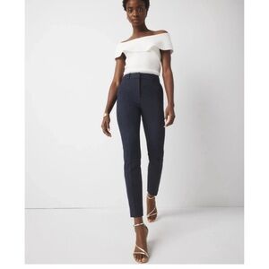 White House Black Market Navy Cropped Pants